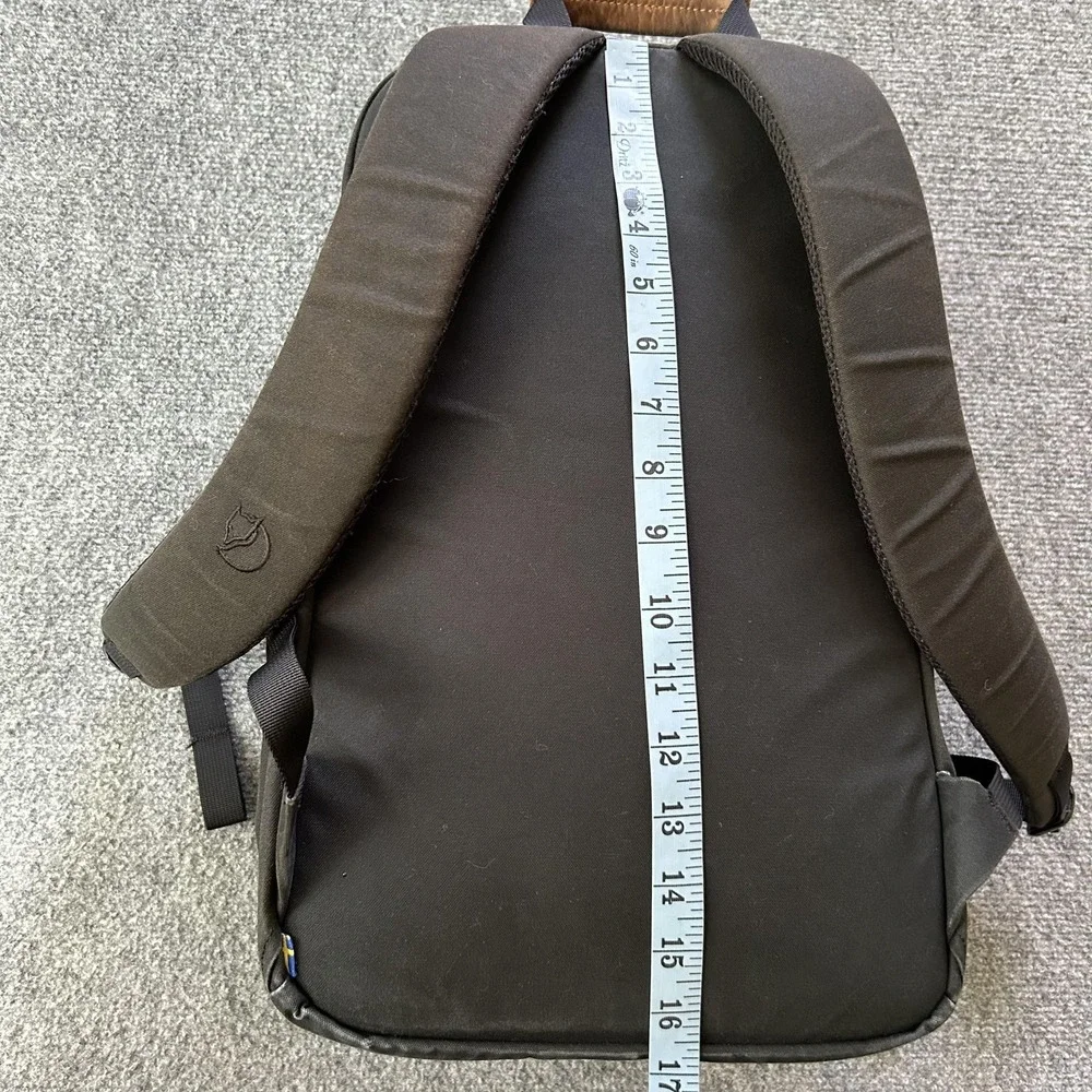 Fjallraven Backpack Black G-1000 Laptop Compartment Travel Daypack Mens‎